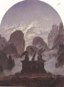 Carl Gustav Carus, The Goethe Monument (mk45)
